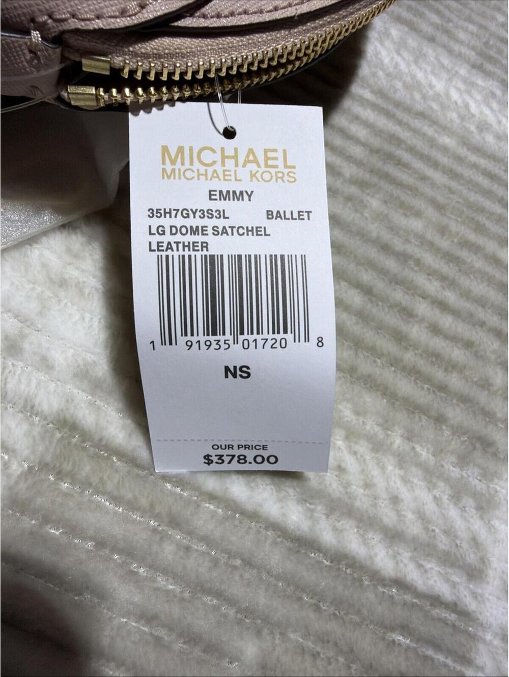 MICHAEL KORS EMMY LARGE DOME SATCHEL In BALLET Color - Picture 5 of 5